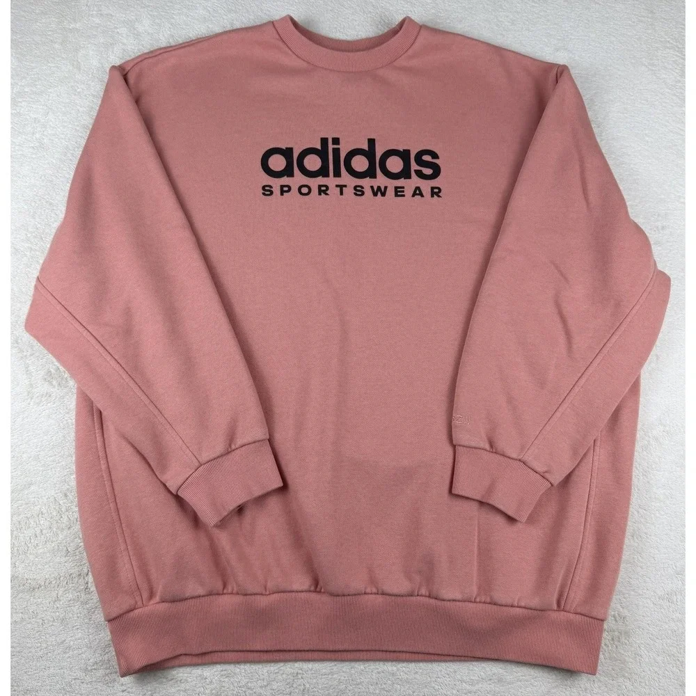 Adidas All SZN Sportswear Fleece‎ Graphic Sweatshirt Pink Women's Size Small